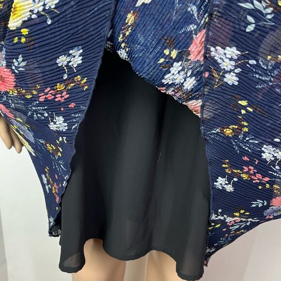 Anthropologie x Foxiedox Andora Floral Print Sheer Smocked Short Dress - Picture 7 of 13